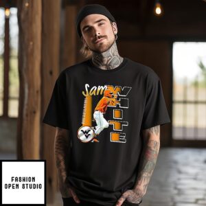Sam White West Virginia Mountaineers Illustrated T-Shirt
