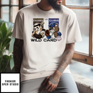 San Diego Padres Vs Chicago Cubs 2025 Nl Wild Card Mascot T-Shirt