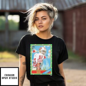 San Francisco 49ers Jerry Rice Trading Card T-Shirt