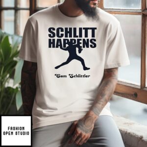 Schlitt Happens Cam Schlittler T-Shirt