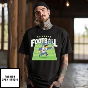 Seattle Football Mascot Stadium 2025 T-Shirt