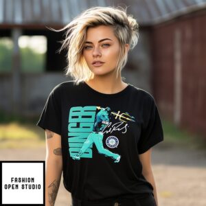 Seattle Mariners Cal Raleigh Swing Signature T-Shirt