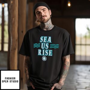 Seattle Mariners Sea US Rise 2025 T-Shirt
