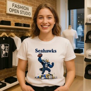 Seattle Seahawks Beat Los Angeles Rams Mascot T-Shirt