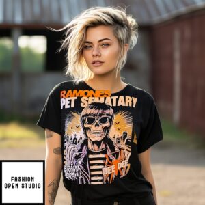 Skeleton Ramones Pet Sematary T-Shirt