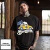 Snoopy And Woodstock Driving Car Milwaukee Brewers T-Shirt
