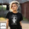 Spooky Liberal Feminist Witch Skull Halloween T-Shirt