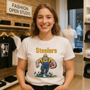 Steely Mcbeam Pittsburgh Steelers Vs Dallas Cowboys Mascot T-Shirt