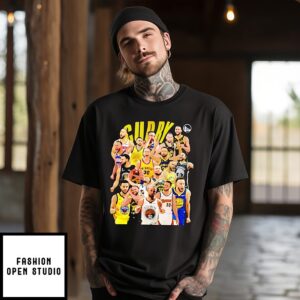 Stephen Curry Golden State Warriors NBA Collage Graphic T-Shirt