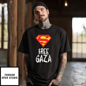 Superman Free Gaza T-Shirt