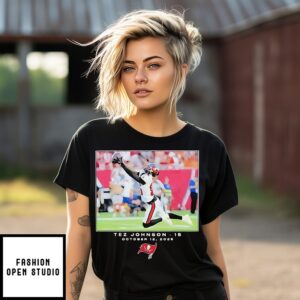 Tampa Bay Buccaneers Tez Johnson NFL Flash Features Week 6 T-Shirt