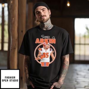 Tanner Arkin Illinois Fighting Illini Portrait T-Shirt