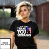 Thank You Veterans 2025 USA Flag T-Shirt
