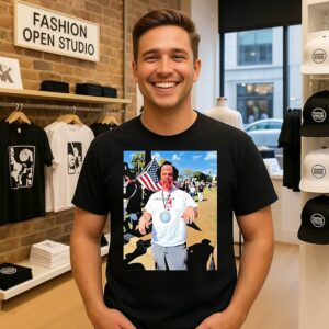 The Man Mocked The Assassination Of Charlie Kirk At No Kings Protest In Georgia T-Shirt