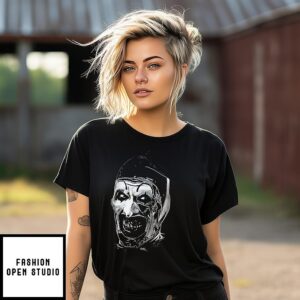 The Terrifier Horror Character Big Face Halloween T-Shirt