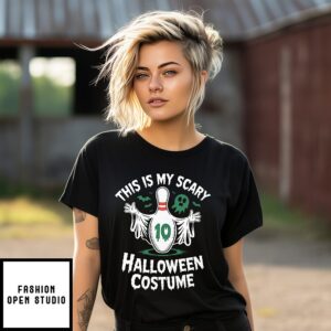 This Is My Scary Halloween Costume Bowling T-Shirt