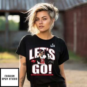 Tom Brady Tampa Bay Buccaneers Super Bowl Lv Champions Let’s Go Hometown T-Shirt