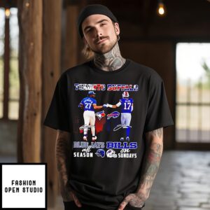 Toronto Blue Jays All Season And Buffalo Bills On Sundays T-Shirt