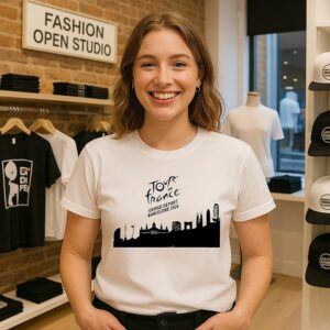 Tour De France Grand Départ Barcelone 2026 Art T-Shirt