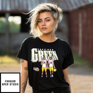Trey’dez Green Lsu Tigers Illustrated T-Shirt