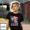 Trump For President 2028 USA Flag T-Shirt