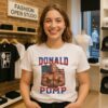 Trump Muscle Donald Pump USA Flag T-Shirt