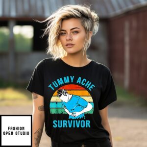 Tummy Ache Survivor 2025 Vintage T-Shirt