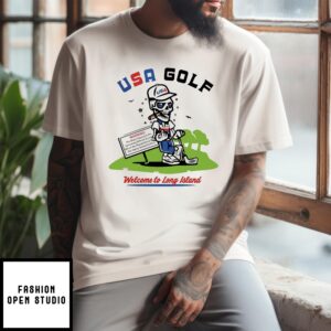 Usa Golf Welcome To Long Island Shooter Mcgavin Skeleton T-Shirt