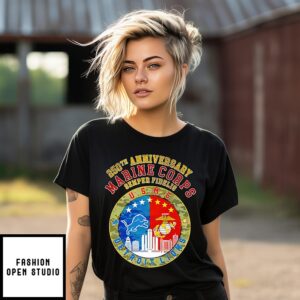 Usmc Detroit Lions 250Th Anniversary Marine Corps Semper Fidelis T-Shirt
