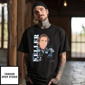 Utah Mammoth Clayton Keller Caricature Player Signature T-Shirt