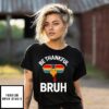 Velto Bruh Thanksgiving Thankful Turkey Boys T-Shirt