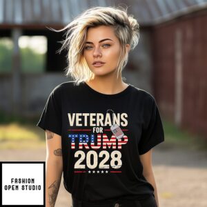 Veterans For Trump 2028 T-Shirt