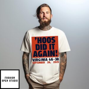 Virginia Cavaliers Football ‘Hoos did it again 2025 T-Shirt