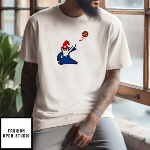 Washington Wizards Wizard Basketball Icon Paint T-Shirt