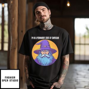 Wizard I’m In A Permanent State Of Confusion T-Shirt