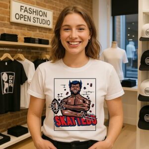 Wolverine X Cam Skattebo New York Giants Comic T-Shirt