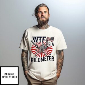 Wtf Is A Kilometer Columbus Day Skeleton 2025 T-Shirt
