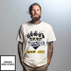 York Revolution 2025 Atlantic League Champions Rev It Up T-Shirt