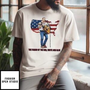 Zach Bryan The Fading Of The Red White And Blue American Flag T-Shirt