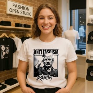 Anti Fascism Anti Trump Maga Resist Political T-Shirt