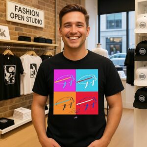 Billustration Buffalo Bills Josh Allen Paint T-Shirt