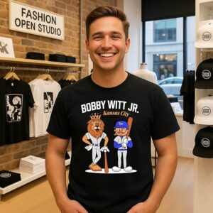 Bobby Witt Jr Kansas City Royals Superstar Cartoon T-Shirt