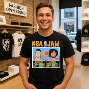 Booker And Green NBA Jam Suns T-Shirt