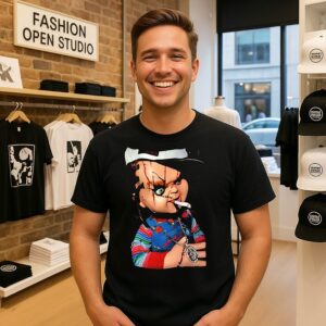 Chucky Is Smoking Child’s Play Horror Gang T-Shirt