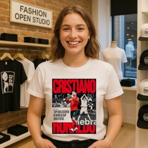 Cristiano Ronaldo Top Goal Score In World Cup Qualifiers Poster T-Shirt