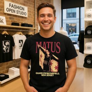 Daniella Matus Loyola Chicago Ramblers Guard From Fairfield Nj T-Shirt