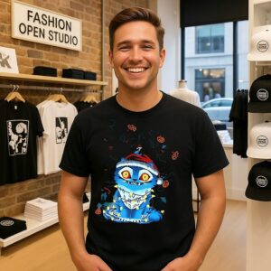 Derpy Tiger Supernatural Holiday Christmas T-Shirt