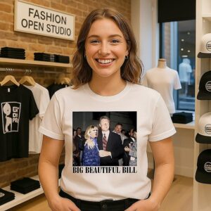 Donica Lewinsky Big Beautiful Bill Clinton Anti Trump T-Shirt