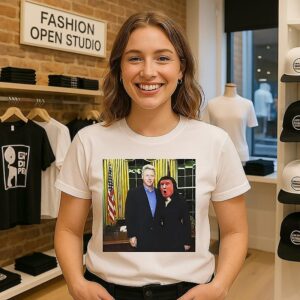 Donica Lewinsky Bill Clinton Car Magne Trump Meme T-Shirt