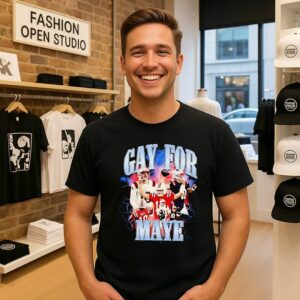 Drake Maye New England Patriots Gay For Maye T-Shirt